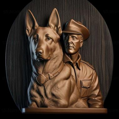 3D model Rin Tin Tin famous animal (STL)